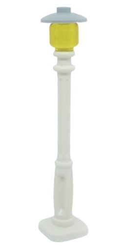LEGO Lantern podpera pouličnej lampy 2x2x7 lampa biela 6014274 11062