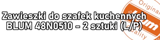 Prívesok na kuchynské skrinky BLUM 48N0510 2 ks
