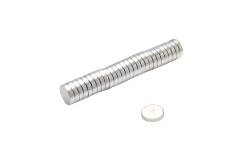 Cylindrický neodymový magnet MW 9x2 mm N38 2 ks.