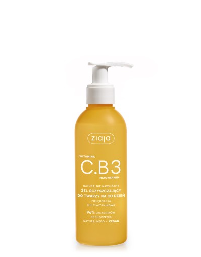 Čistiaci gél s vitamínom C.B3. na tvár 190ml Ziaja