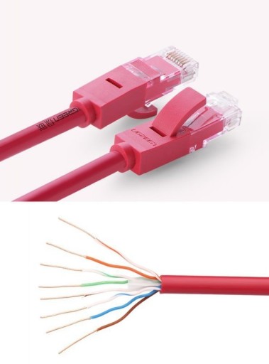 Plochý 3 m UGREEN RJ45 Cat.6 UTP sieťový kábel