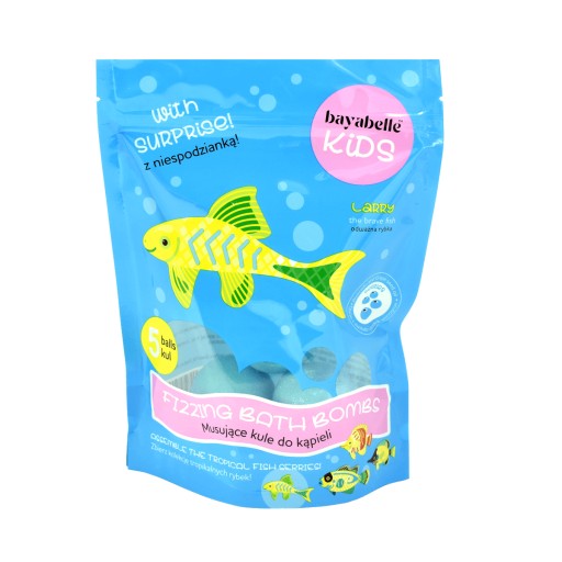 Bomby do kúpeľa s hračkou 5x50g - Juicy berry