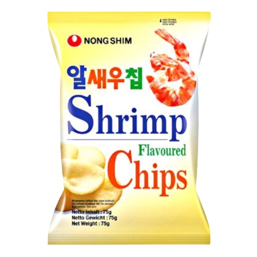 Krevetové lupienky Nonshim 75 g