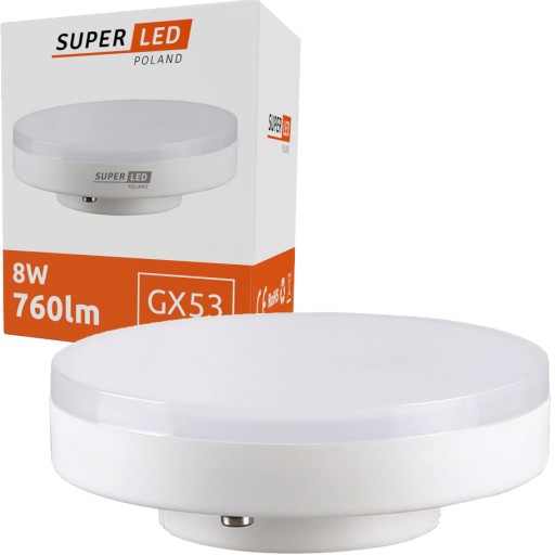 GX53 8W 2835 LED žiarovka, teplá farba
