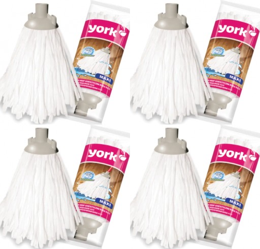 Biela syntetická hlava mopu Maxi YORK 078020 x4