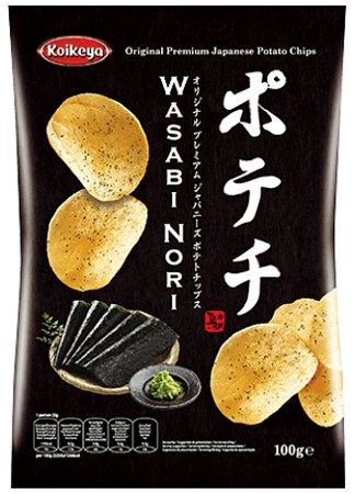 Zemiakové lupienky Potechi Wasabi Nori 100g