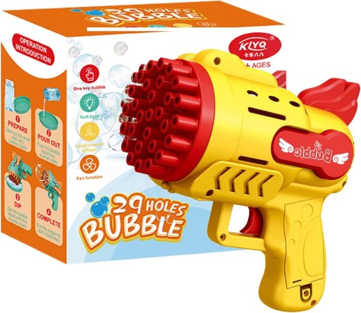 Gun Bubble Machine Bazooka Bubbles