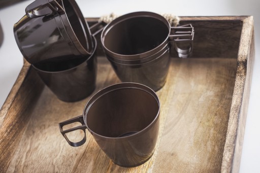 Plastová šálka na kávu 50 kusov, 160 ml