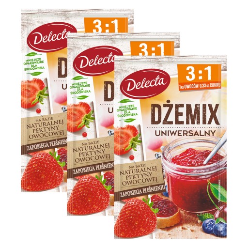 Univerzálny jamix 3:1 Delecta 30g prírodná želírovacia zmes na džemy