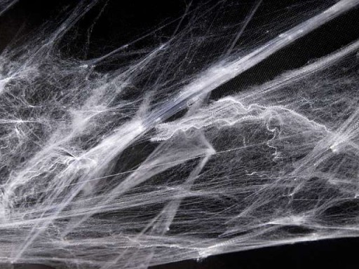 SPIDER WEB biela HALLOWEEN pavučina nylon 20g