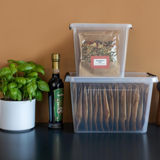 PLASTOVÝ KONTAJNER S VÍKOM ÚLOŽNÝ BOX MALÝ 2L