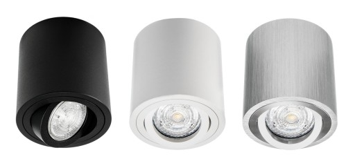 POVRCHOVÉ HALOGÉNOVÉ SVIETIDLÁ, POHYBLIVÁ TRUBICA pre LED