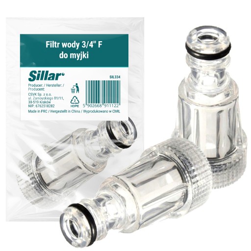 Sillarový vodný filter pre tlakovú umývačku Karcher K2-K7 Nilfisk Lavor Stihl