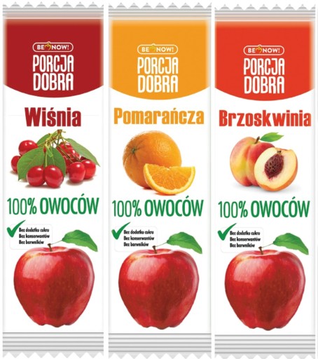 DOBRÁ PORCIA LISTOV JABLKO + BROSKYŇA ČEREŠŇA POMARANČ SÚPRAVA ZMES CHUTÍ