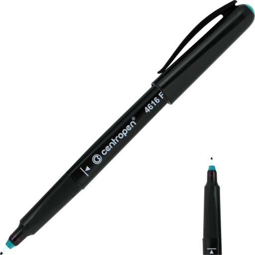 Centropen popisovač CD/DVD tenký, 0,6 mm, zelený
