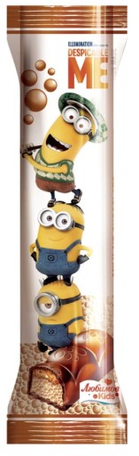 MINIONS Caramel Crunch čokoládová bublinková tyčinka 33g