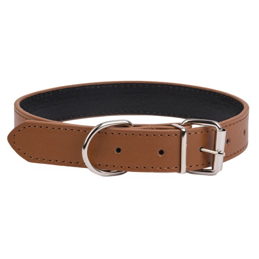 Obojok pre veľkého psa SILVER BUCKLE farby 56cm L