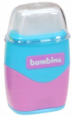 Guma s dvojitým orezávačom, mix vzorov - Bambino