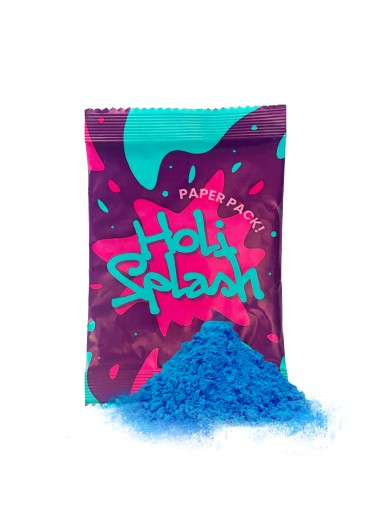 Holi Splash powder Festival of Colors Blue ECO