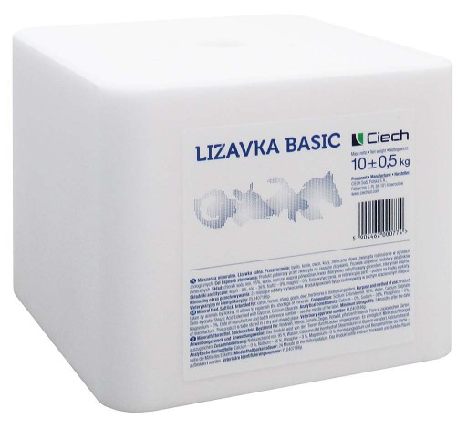 Základná biela soľ liz 10 kg Soľ pre dobytok, ovce a kozy