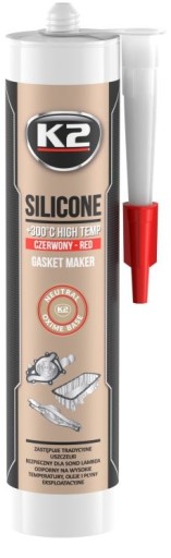 K2 SILIKÓNOVÝ OXIM. ČERVENÁ Vysokoteplotný silikón, oxímne neutrálny
