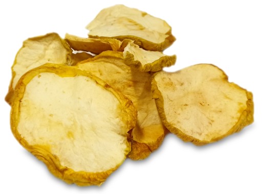 SUŠENÉ JABLKÁ, nakrájané jablkové lupienky - 250g
