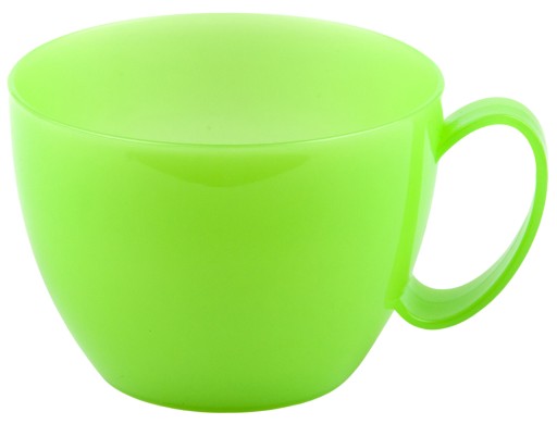 Plastový pohár na opakované použitie, 250 ml, zelený