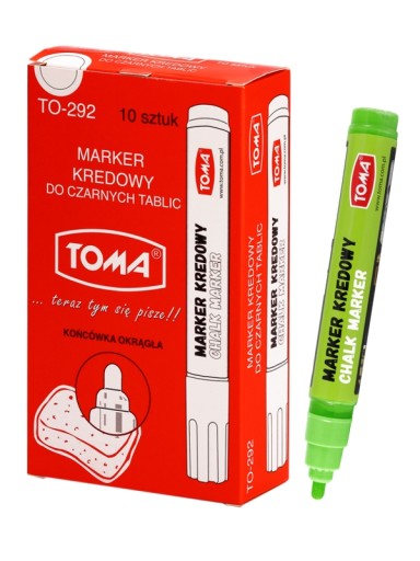 TOMA 292 KRIEDOVÝ ZNAČOVAČ DO CENNÍKOV, ZELENÝ