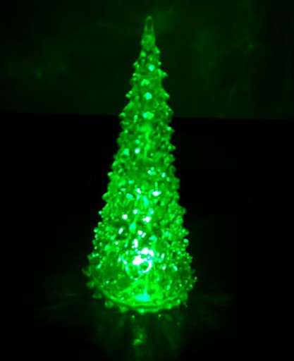 Dekorácia na osvetlenie vianočného stromčeka, 12,5 cm, LED lampa na batérie