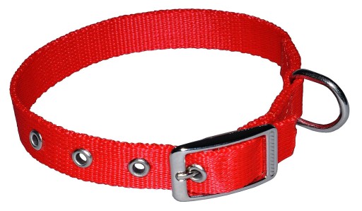 Obojok pre psa Chaba Lux 20mm x 57 cm - červený