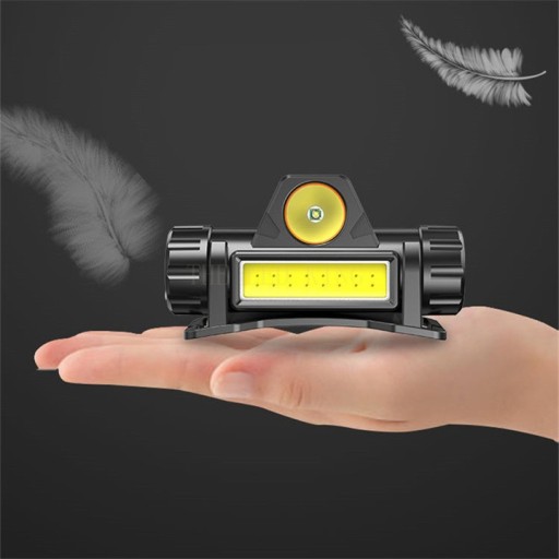 LED HLAVOVÁ LAMPA 4v1 MINI SVETLOMET S MAGNETOVOU BATÉRIOU NABÍJANIE cez USB