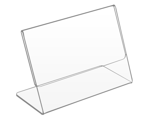 A4 STOJAN PRE CENU, POPIS, LETÁK - CENNÍK z PLEXI
