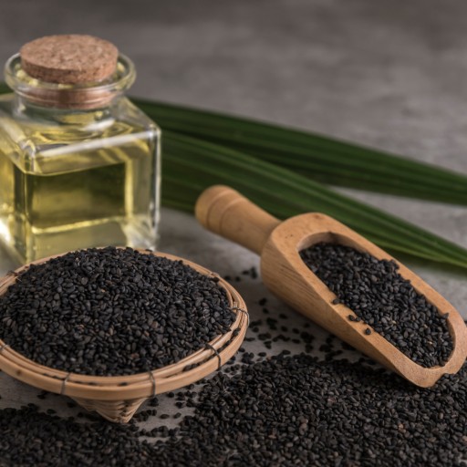 Čierny sezam 100g prírodné zdravé sushi Ázia