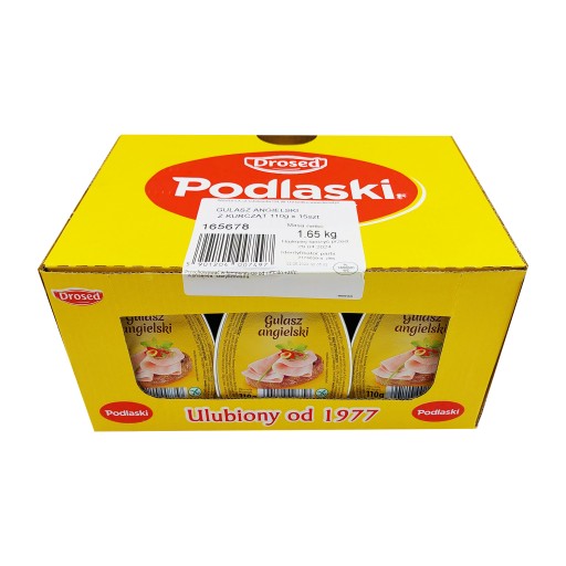 ANGLICKÝ DUŠENÝ HYDINA Z KONZERVY 110G
