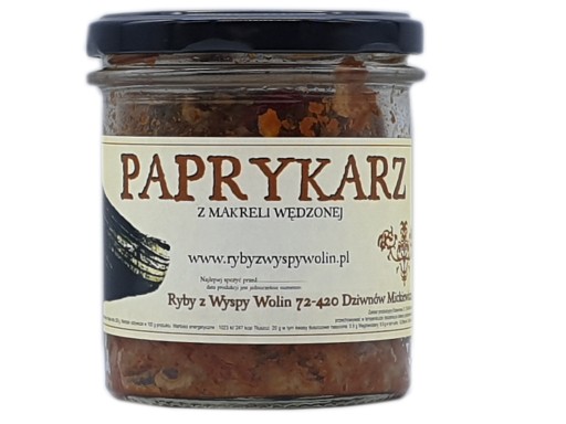 Paprykarz s údenou makrelou 250g Fish Wolin
