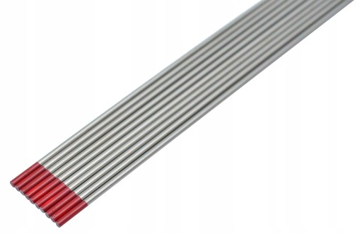 Červená volfrámová elektróda WT20 fi 2,4x175mm