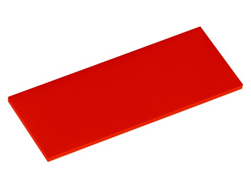 Plexisklo PLEXI ČERVENÉ rezané na rozmer 3mm LESK štandardné formáty