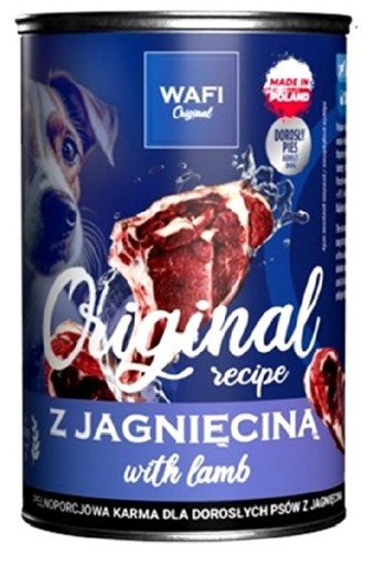 WAFI jedlo 65% Mäso s jahňacinou 400g