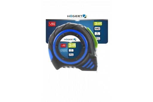 3m 16mm nylonový meter s automatickým zastavením a magnetom