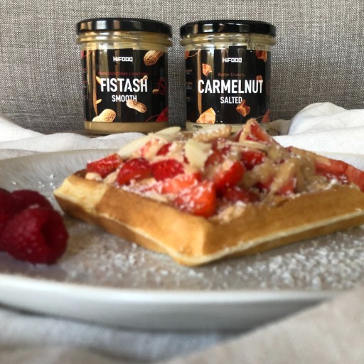 Slané arašidové maslo 100% 330g FISTASH HLADKÉ SALTED HiFOOD