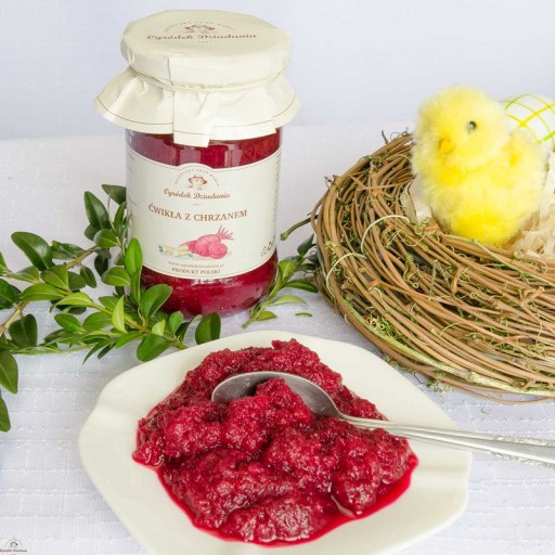 Cvikla S CHRENOM Cvikla DOMÁCI RECEPT 350g Ogródek Dziadunia