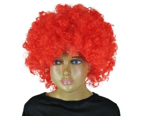 AFRO KLAUN ČERVENÁ Parochňa, ČERVENÉ VLASY