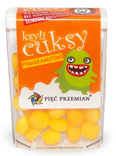 Oranžový Xylicux s Xylitolom 13g 5 transformácií