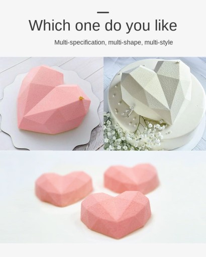 Silikónová forma HEART DIAMOND