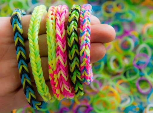 Gumičky na výrobu šperkových náramkov, veľká sada LOOM BANDS