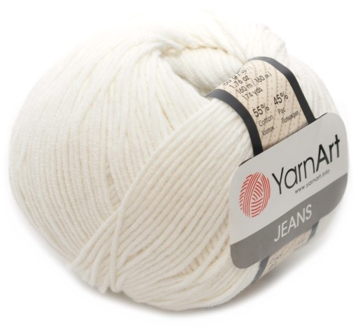 Džínsová bavlna-akrylová priadza - YarnArt - 62, 50 g, 160 m