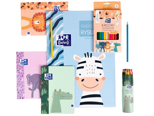 DETSKÝ BLOK 20 listov OXFORD KIDS A4 120g biely HRUBÝ PAPIER