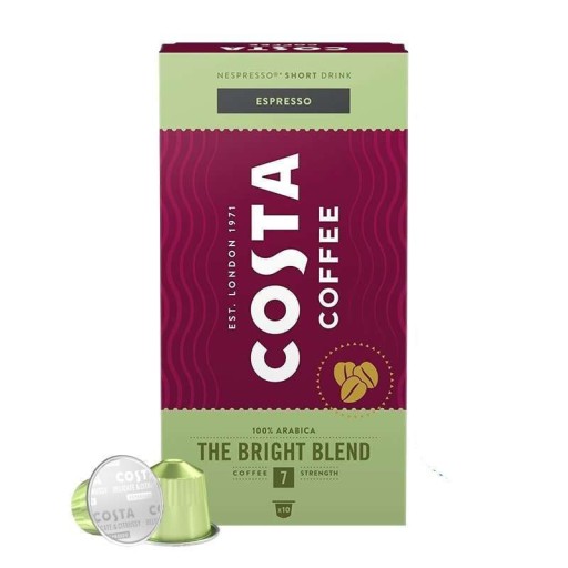 Kapsuly Nespresso Costa Bright Blend 10 ks.