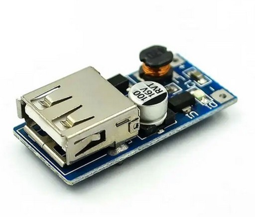 ZVÝŠENÝ MENIČ NAPÄTIA 0,9-5V-->5V 0,6A USB