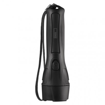 Plastová LED baterka čierna 2xAA 1W P3210 EMOS